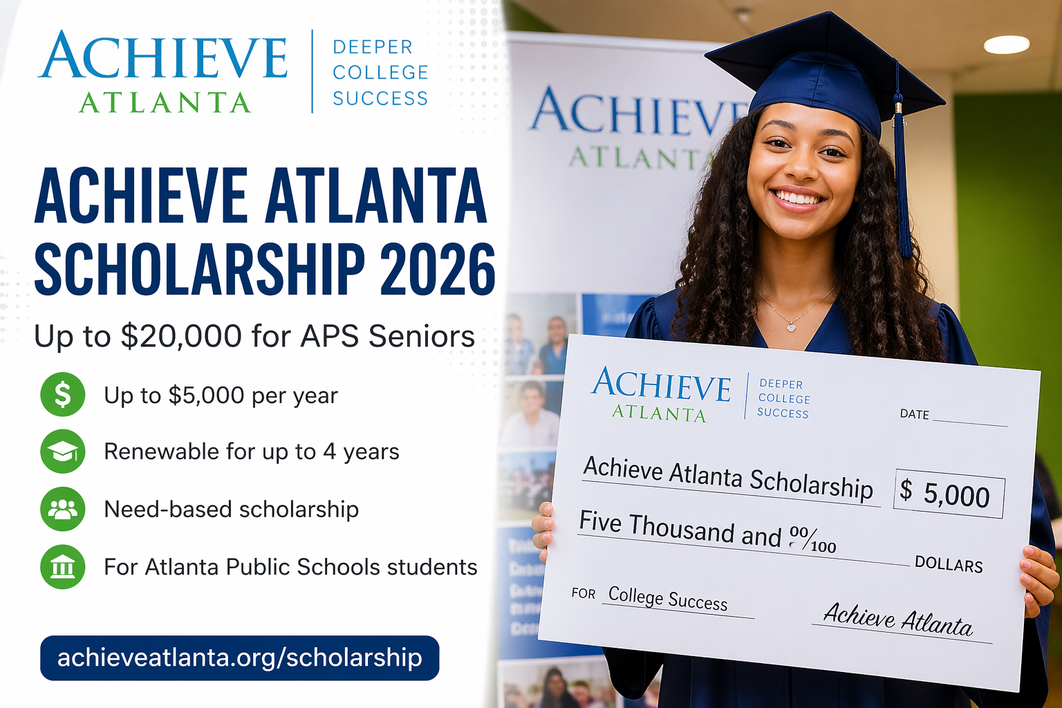 Achieve Atlanta Scholarship 2026: Up to $20,000 in College Funding – Eligibility, Benefits & How to Apply